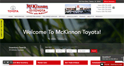 Desktop Screenshot of mckinnontoyota.com