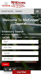 Mobile Screenshot of mckinnontoyota.com